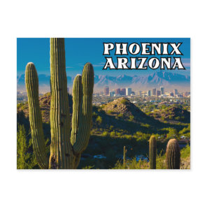 Phoenix Arizona Travel Souvenir Postcard