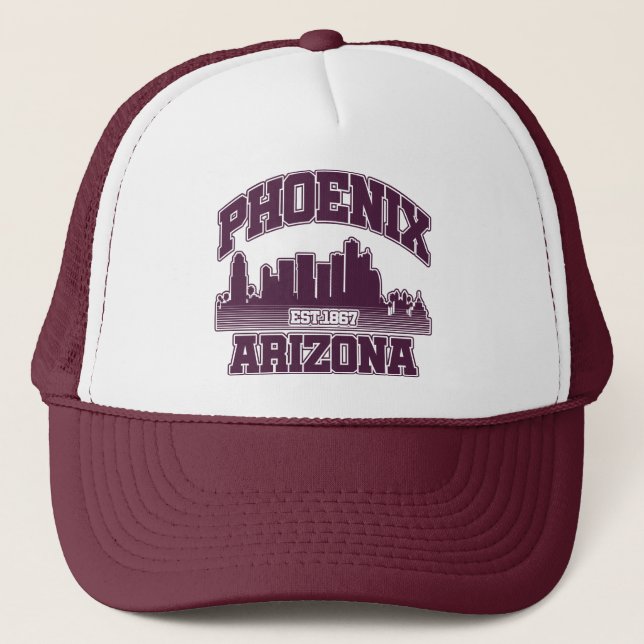 Phoenix,Arizona Trucker Hat (Front)
