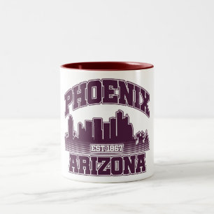 Phoenix,Arizona Two-Tone Coffee Mug