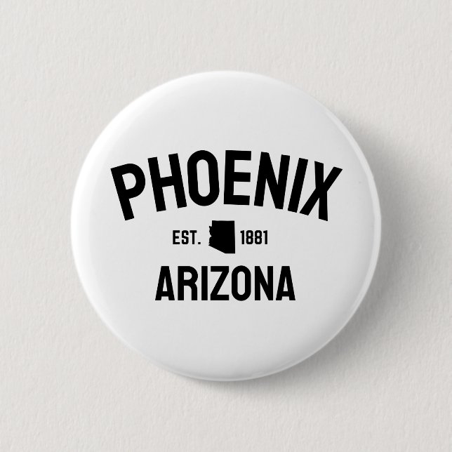 Phoenix - Arizona - USA - United States of America Button (Front)
