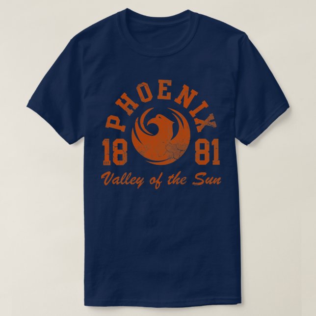 Phoenix Arizona Valley Of The Sun T-Shirt (Design Front)
