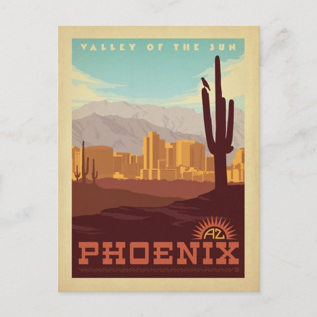 Phoenix, AZ Postcard (Front)