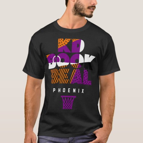 Phoenix Basketball Player Trio Alt Retro T_Shirt