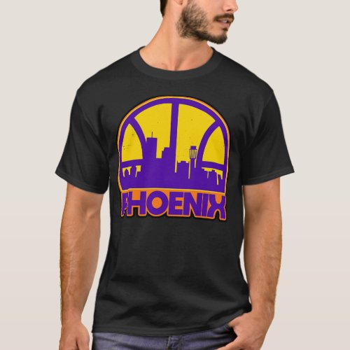 Phoenix Basketball Skyline TShirt