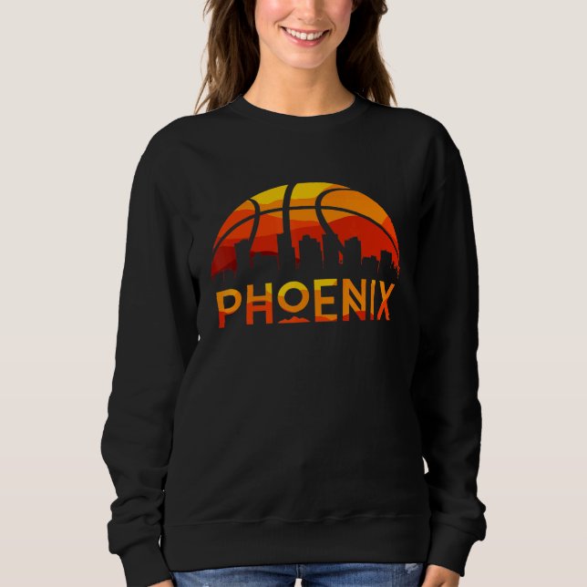 Phoenix Basketball Tee B-Ball Arizona City Sunset (Front)