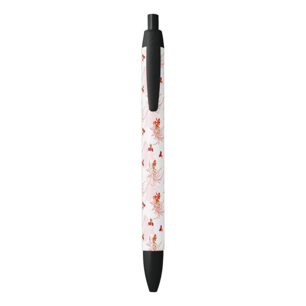Disover Phoenix Bird And Phoenix Flower Seamless Pattern Pen