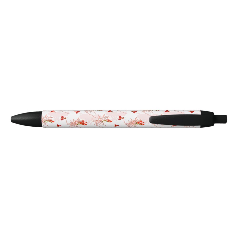 Disover Phoenix Bird And Phoenix Flower Seamless Pattern Pen