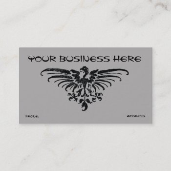 Phoenix Bird Business Card by camcguire at Zazzle