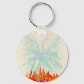 PHOENIX BIRD by SHARON SHARPE Keychain