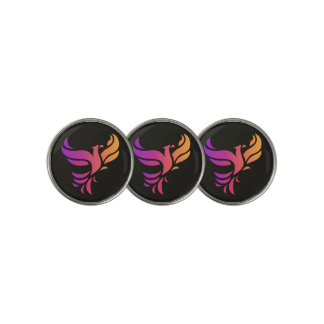 Phoenix bird golf ball marker