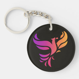 Phoenix bird keychain