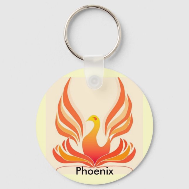 Phoenix Bird Keychain (Front)