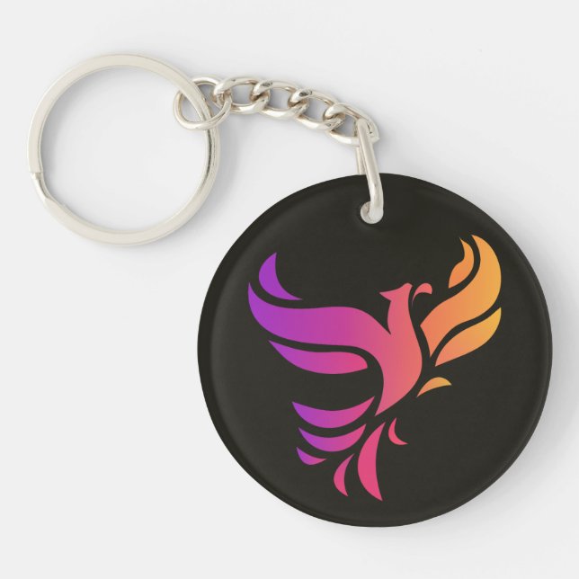 Phoenix bird keychain (Front)
