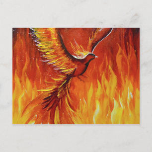 Phoenix bird postcard
