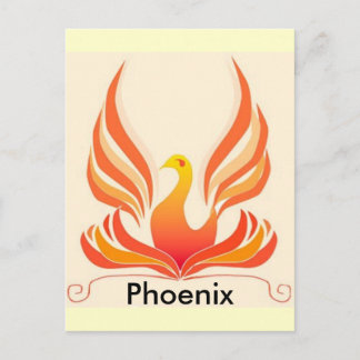 Phoenix bird postcard