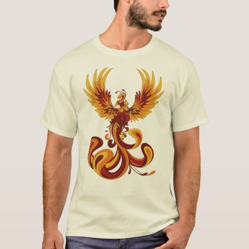 Phoenix bird Red Rising  T_Shirt
