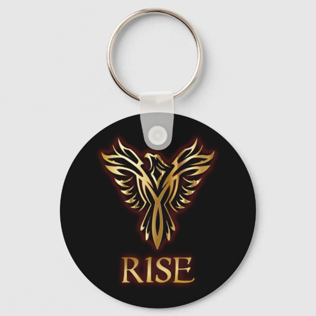 Phoenix Bird Rise Basic Keychain (Front)