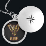 Phoenix Bird Rise Pendant<br><div class="desc">Since the most ancient of times the phoenix bird has represented rebirth and regeneration. This phoenix pendant design will always remind you of the potential you have with. Draw secret strength knowing in times of need with this pendant and you are sure to rise above your situation.</div>