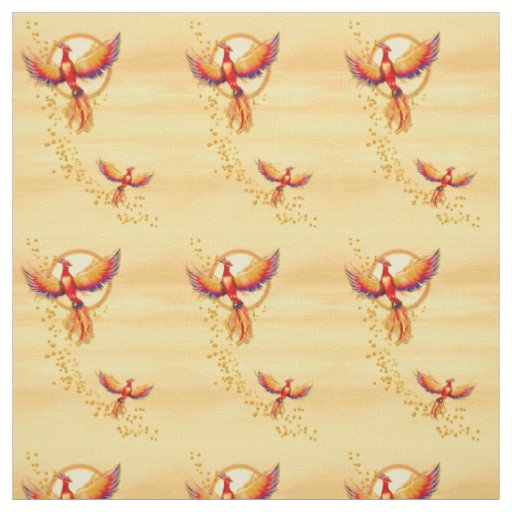 Phoenix Bird Rising 2 Fabric