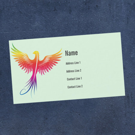 Phoenix Bird Rising Business Card