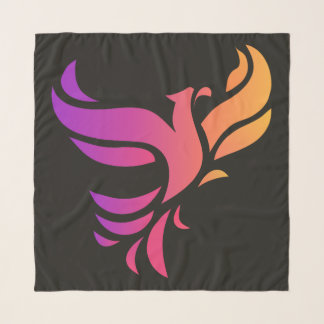 Phoenix bird scarf
