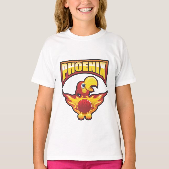 Phoenix bird vecter logo.ai T-Shirt (Front)