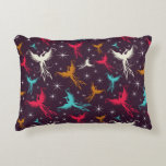 Phoenix Birds Figure Pattern Accent Pillow