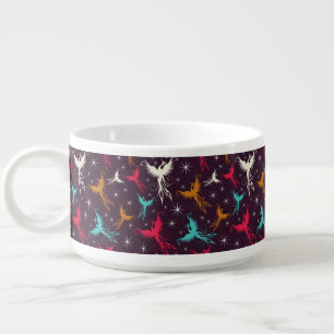 Phoenix Birds Figure Pattern Bowl