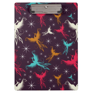 Phoenix Birds Figure Pattern Clipboard