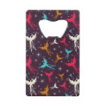Phoenix Birds Figure Pattern Credit Card Bottle Opener