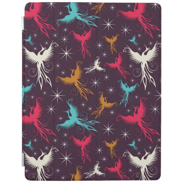 Phoenix Birds Figure Pattern iPad Smart Cover (Front)