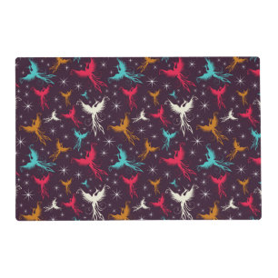 Phoenix Birds Figure Pattern Placemat