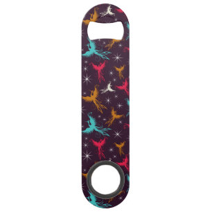 Phoenix Birds Figure Pattern Speed Bottle Opener