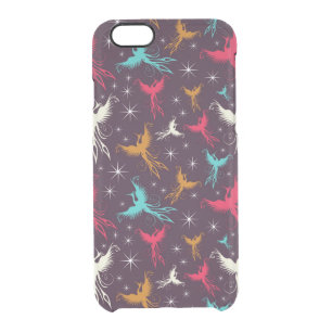 Phoenix Birds Figure Pattern Clear iPhone 6/6S Case