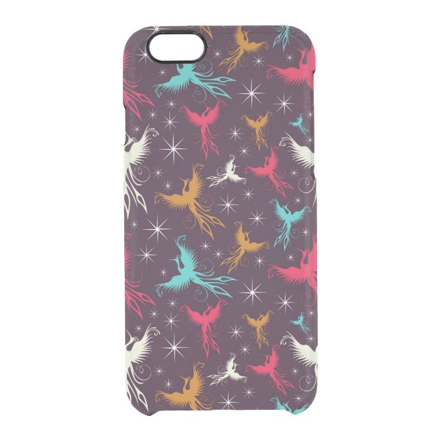 Phoenix Birds Figure Pattern Uncommon iPhone Case (Back)