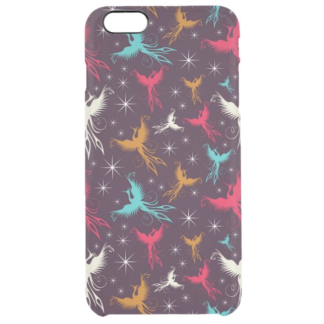 Phoenix Birds Figure Pattern Uncommon iPhone Case (Back)