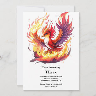 Phoenix Birthday Invitation