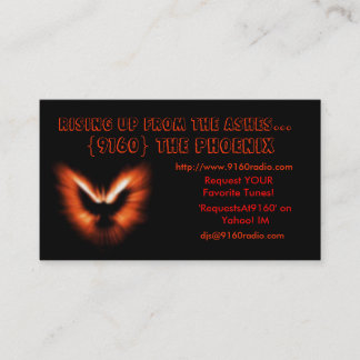phoenix_blur, {9160} The Phoenix, Rising Up Fro... Business Card