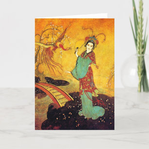 Phoenix by Edmund Dulac Letterpress Thank You Card