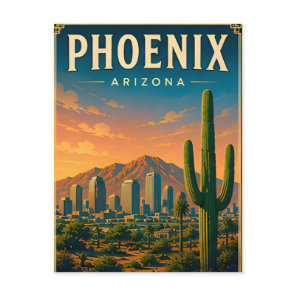 Phoenix Camelback Mountain Travel Keepsake Postcard