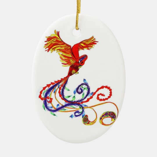 Phoenix Ceramic Ornament