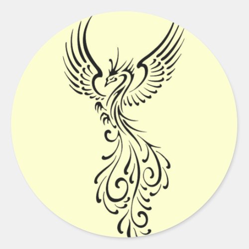 Phoenix Classic Round Sticker