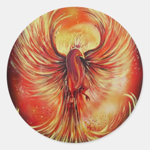 Phoenix Classic Round Sticker