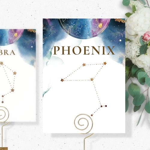 Phoenix Constellation Celestial Table Number