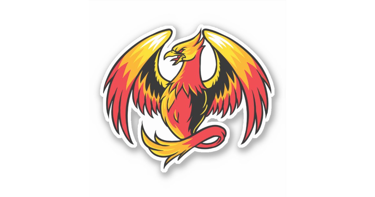 Phoenix Custom Vinyl Sticker Zazzle