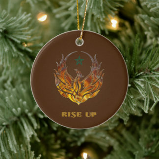 Phoenix Design Ceramic Ornament