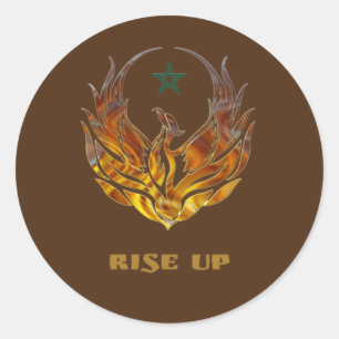 Phoenix Design Classic Round Sticker