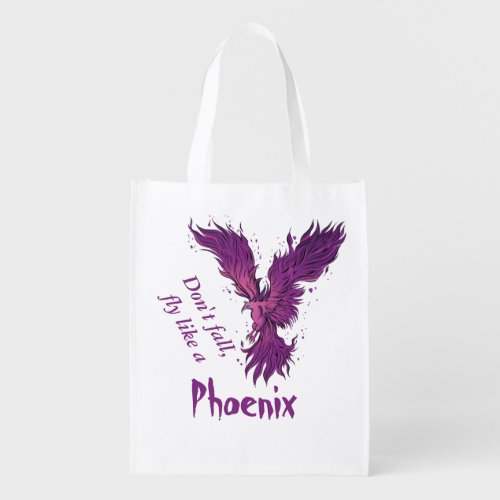 Phoenix design grocery bag