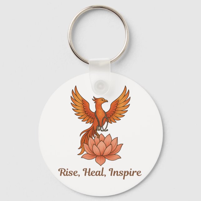 Phoenix Doctor Design Keychain (Front)