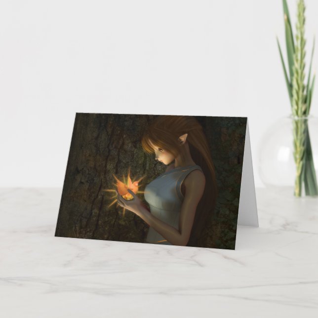 Phoenix Dreams Landscape Greeting Card (Front)
